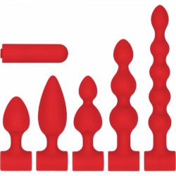 KIT DE SILICONA ROJO RECARGABLE USB ROJO