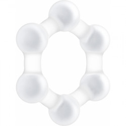 NO 82 WEIGHTED COCK RING BLANCO
