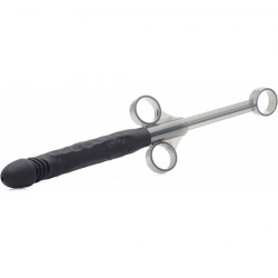 JIZZ SHOOTER DILDO DE SILICONA NEGRO