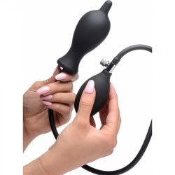 INFLADOR ANAL DE SILICONA NEGRO