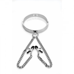SLAVE COLLAR ATADURA PLATA