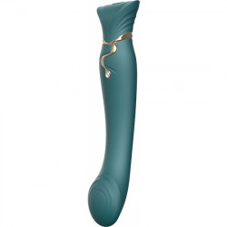 ZALO KIT VIBRADOR REINA CLEOPATRA CON CALOR VERDE