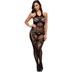 JACQUARD BODY ENCAJE NEGRO