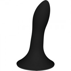 HITSENS 5 DILDO SILICONA DOBLE DENSIDAD NEGRO