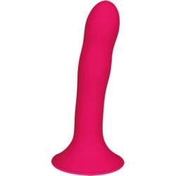 HITSENS 4 DILDO SILICONA DOBLE DENSIDAD ROSA
