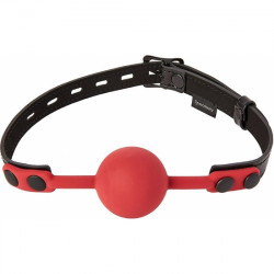 SAFFRON BALL GAG MORDAZA PELOTA ROJO