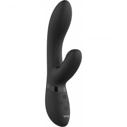 KYRA RABBIT PUNTO G DE SILICONA NEGRO