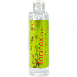 SANINEX INTIMATE LUBRICANT MASSAGE GEL LIBIDO POWER 2 in 1 200ML