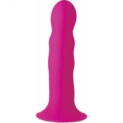 DILDO ONDULADO EXPRIMIBLE ROSA