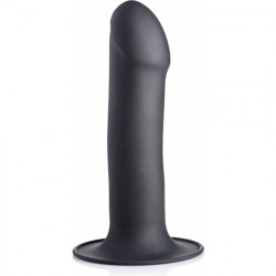 DILDOS FLEXIBLE DE SILICONA NEGRO