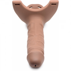 SM HOLLOW DILDO DE SILICONA STRAP ON CARNE