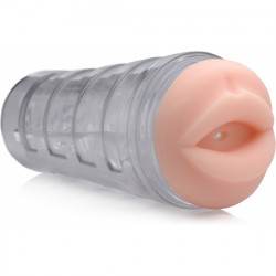 JESSE JANE DELUXE SIGNATURE MOUTH STROKER MASTURBADOR BOCA FLESH