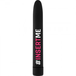 INSERTME BLACK VIBRADOR 15 CM