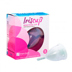IRISCUP COPA MESTRUAL TRANSPARENTE PEQUEyA