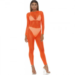 BODY DE MALLA MICRO NET MOCK NET NARANJA