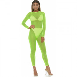 BODY DE MALLA MICRO NET MOCK NET VERDE