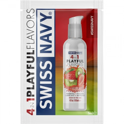 SWISS NAVY 4 IN 1 STRAWBERRY KIWI PLEASURES 5ML