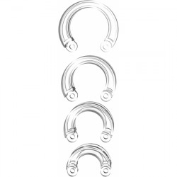 JUEGO DE ANILLOS DE REPUESTO PARA MANCAGE TRANSPARENTE