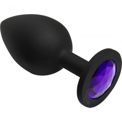 BOOTY BLING LARGO MORADO PLUG SILICONA