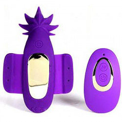 SATIVA HUEVO VIBRADOR CON CONTROL REMOTO PARA BRAGUITA MORADO