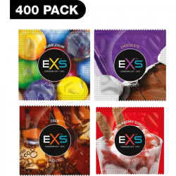 EXS PRESERVATIVOS DE SABORES VARIOS 400 PACK
