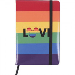 CUADERNO DE NOTAS DISNEY PRIDE MULTICOLOR