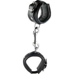 ESPOSAS CUERO 5 CM NEGRO