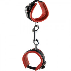 ESPOSAS 5 CM CUERO ROJO