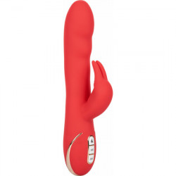 VIBRADOR HEATED ULTRA SOFT RABBIT CORAL