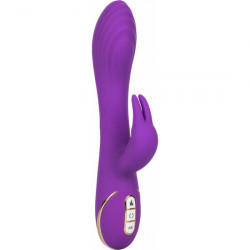 VIBRADOR HEATED ROTATING G RABBIT MORADO