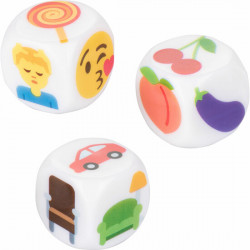 EMOJIGASM DICE DADOS DISEyOS SURTIDOS