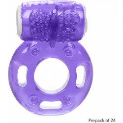 ANILLO VIBRADOR PACK 24 PCS MORADO