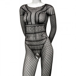 LACE BODY SUIT NEGRO