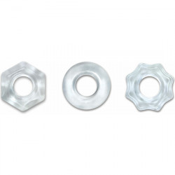 SET ANILLOS TRANSPARENTE RENEGADE CHUBBIES