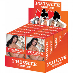 PRIVATE CARTAS DE JUEGO DISPLAY 10UDS