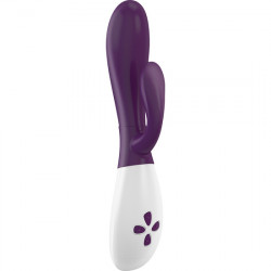 OVO K2 VIBRADOR CONEJITO MORADO BLANCO