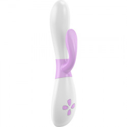 OVO K2 VIBRADOR CONEJITO BLANCO ROSA