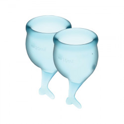 SATISFYER FEEL SECURE COPA MENSTRUAL AZUL