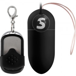 HUEVO RECARGABLE 10 VELOCIDADES CONTROL REMOTO NEGRO GRANDE