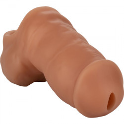 FUNDA SILICONA SUAVE STAND TO PEE CARAMELO