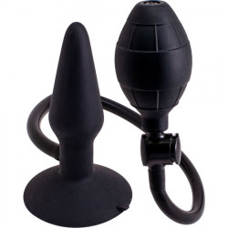 BUTT PLUG HINCHABLE S NEGRO