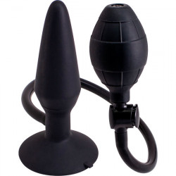 BUTT PLUG HINCHABLE M NEGRO