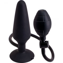 BUTT PLUG HINCHABLE L NEGRO