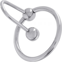 ANILLO SPERMSTOPPER ACERO 28 MM PLATA