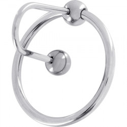 ANILLO SPERMSTOPPER ACERO 30 MM PLATA