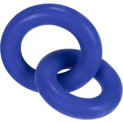 ANILLOS ENTRELAZADOS DUO AZUL