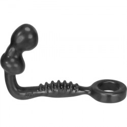 ANILLO RIPPLE ASSLOCK CON PLUG NEGRO