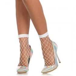 CALCETINES DE RED BLANCO