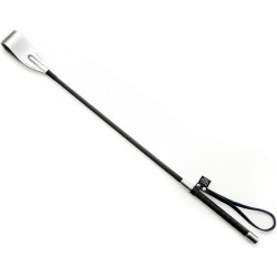 SWEET STING RIDING FUSTA BDSM NEGRO BLANCO