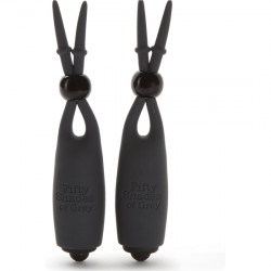 SWEET TEASE VIBRATING PINZAS PEZONES CON VIBRACIoN NEGRO